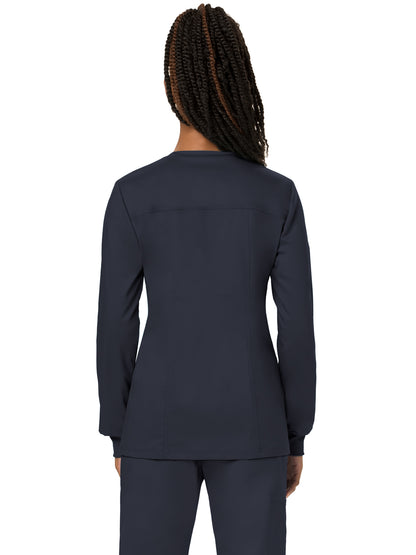 Women's 3-Pocket Snap Front Jacket - WW310 - Pewter