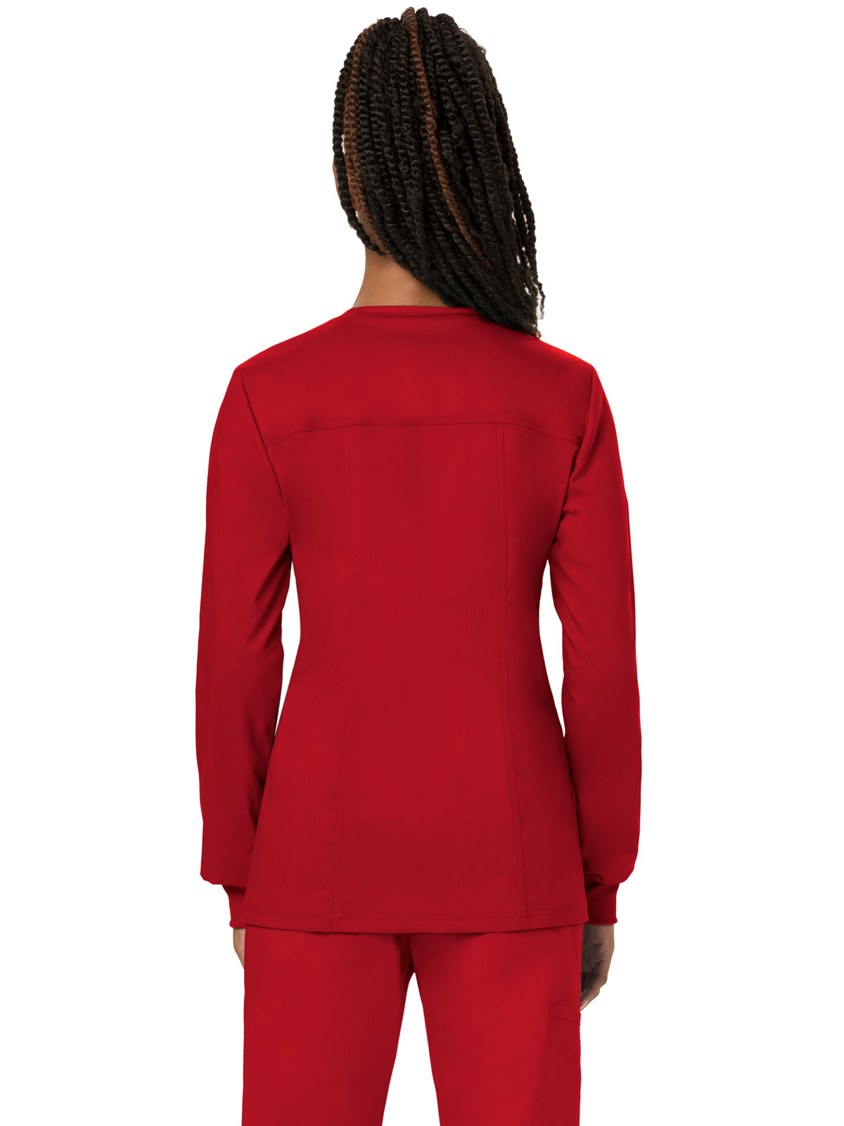 Women's 3-Pocket Snap Front Jacket - WW310 - Red