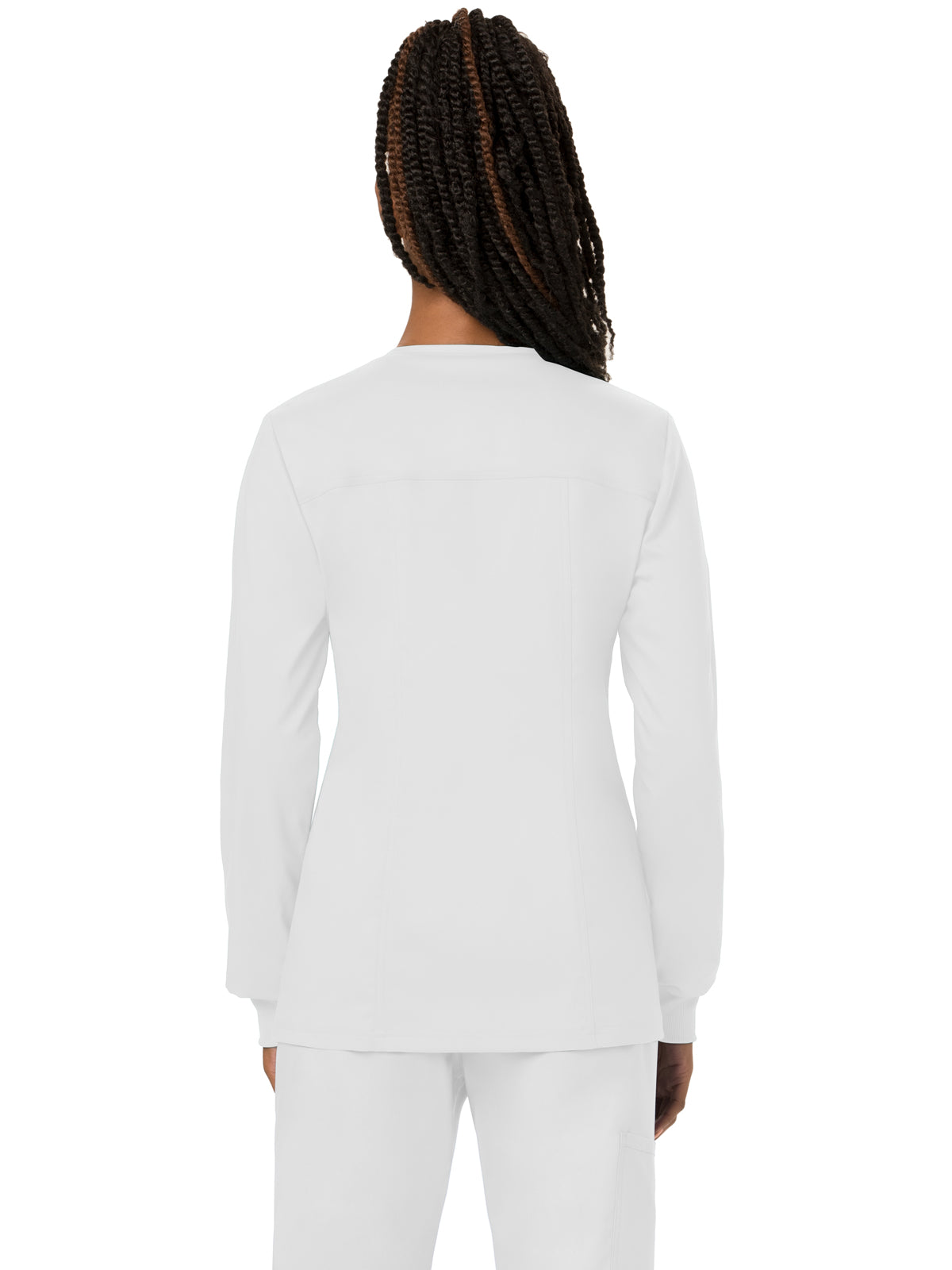 Women's 3-Pocket Snap Front Jacket - WW310 - White