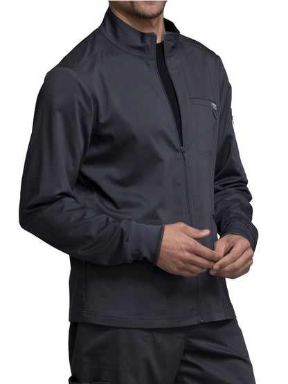 Men's 5-Pocket Zip Front Jacket - WW320 - Pewter