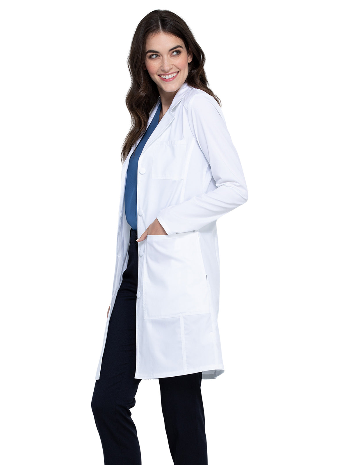Women's 36" Lab Coat - WW420AB - White