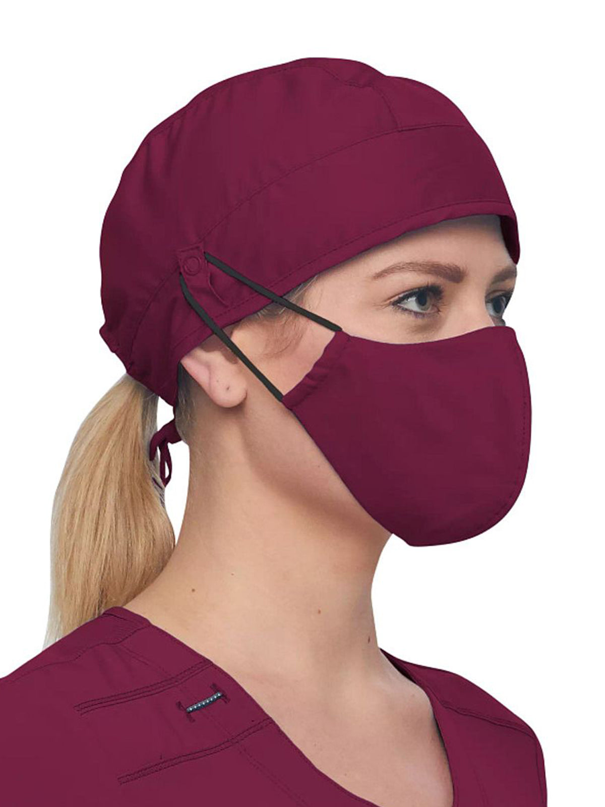 Unisex Scrub Hat - WW507AB - Wine