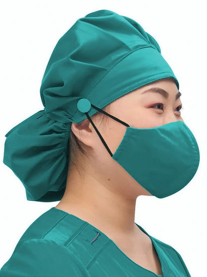 Unisex Bouffant Scrub Hat - WW508AB - Teal Blue