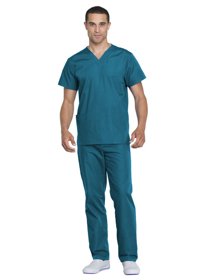 Unisex Scrub Top and Pant Set - WW530C - Caribbean Blue