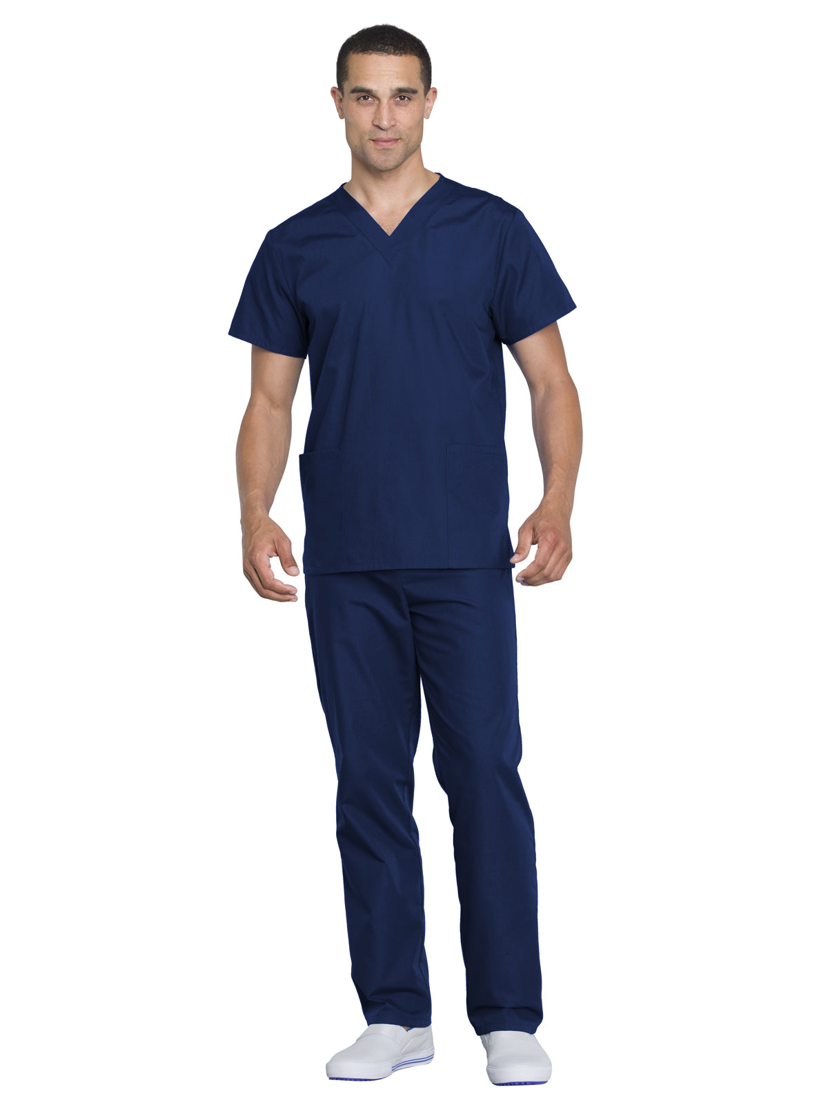 Unisex Scrub Top and Pant Set - WW530C - Navy