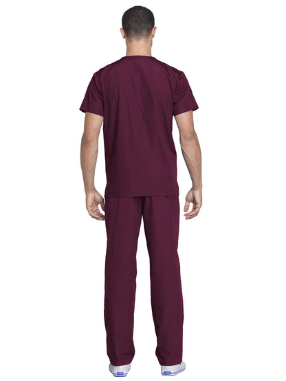 Unisex Scrub Top and Pant Set - WW530C - Wine