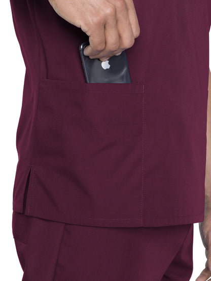 Unisex Scrub Top and Pant Set - WW530C - Wine