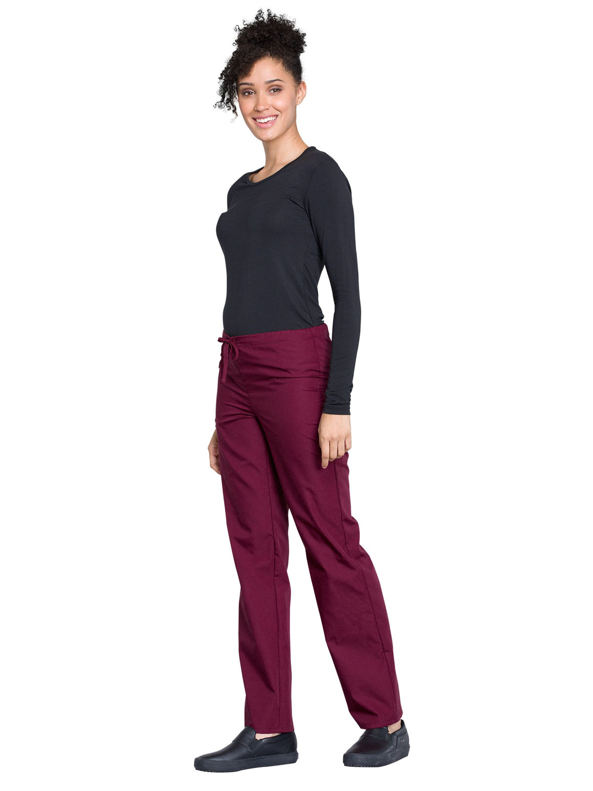 Unisex Scrub Top and Pant Set - WW530C - Wine