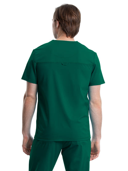 Men's V-Neck Top - WW603 - Hunter Green