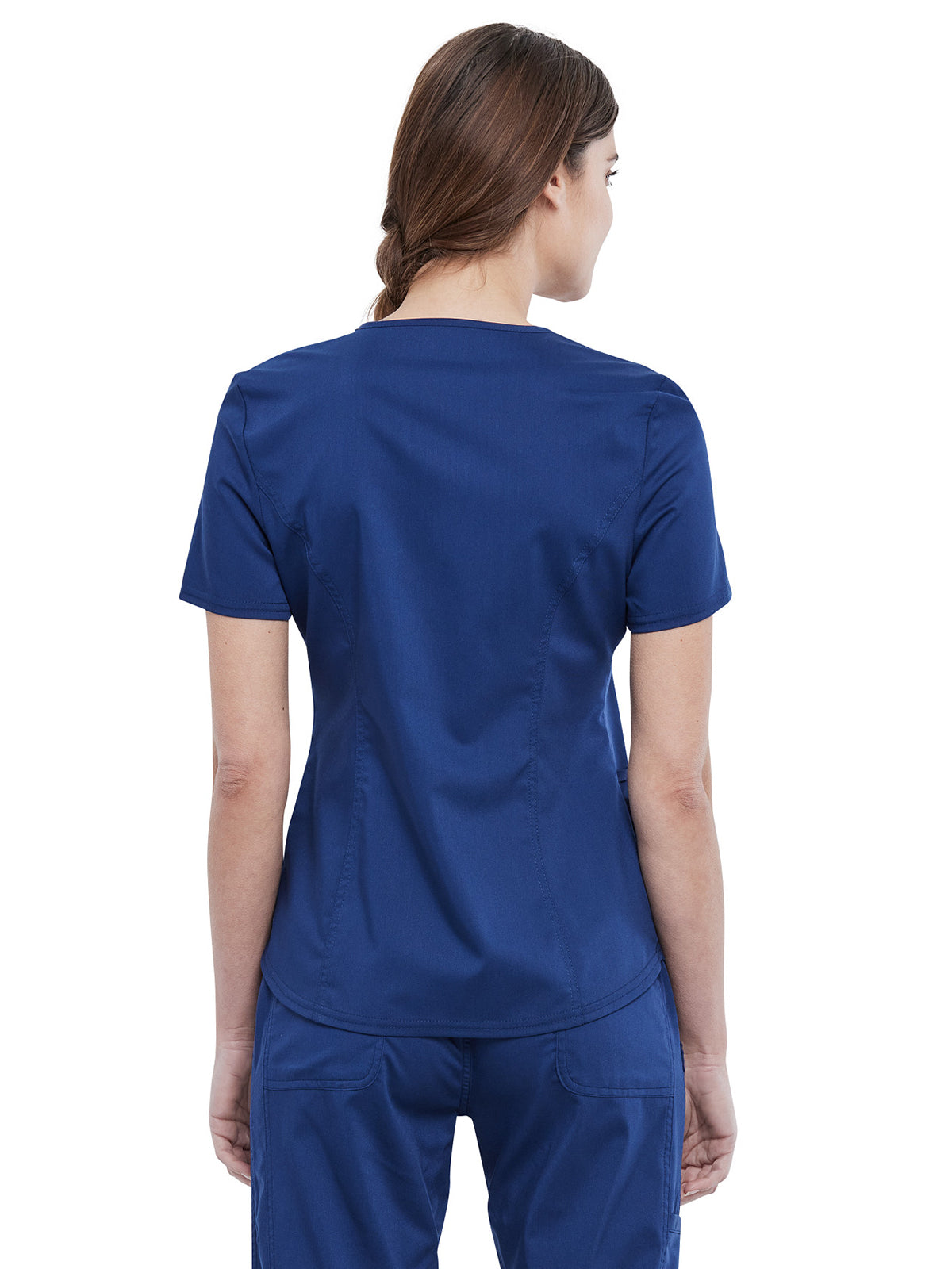 Women's V-Neck Top - WW612 - Navy