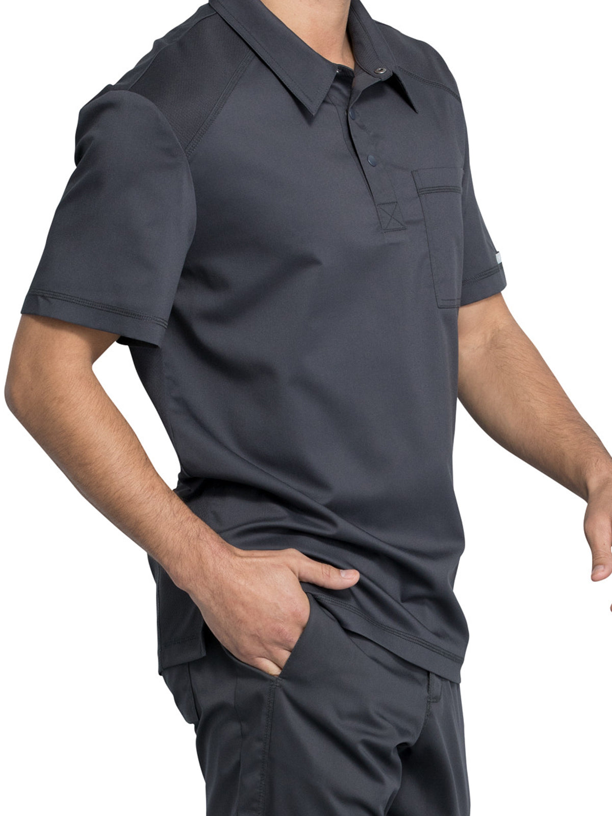 Men's Polo Shirt - WW615 - Pewter