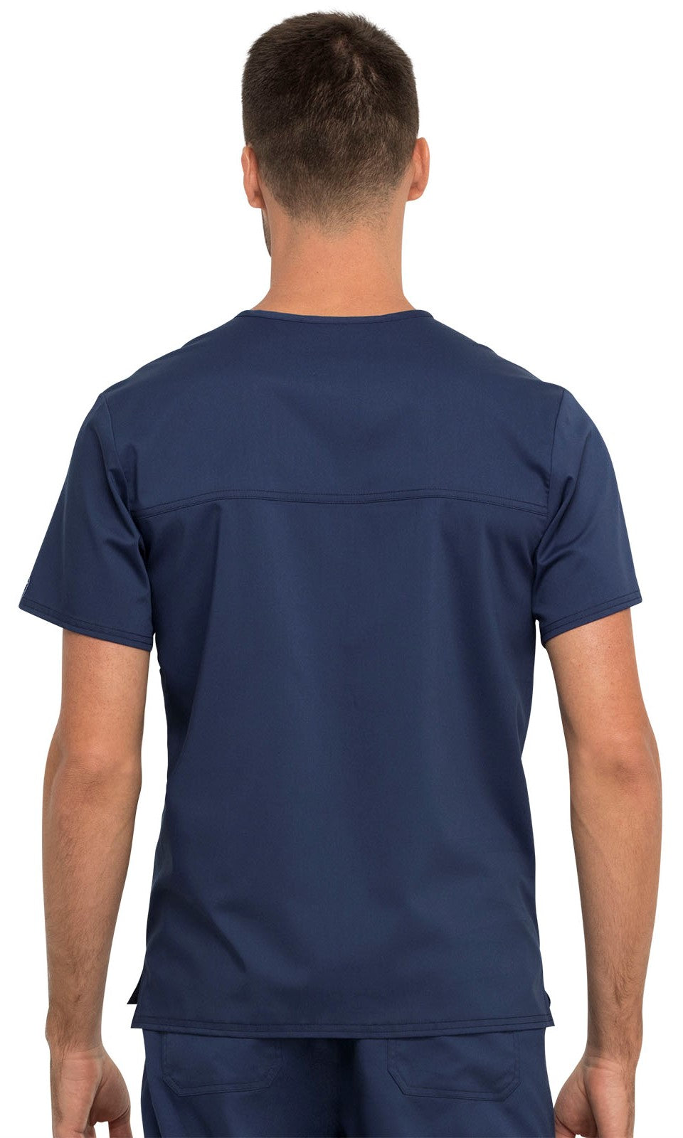 Unisex 1-Pocket Tuckable V-Neck Scrub Top - WW625 - Navy