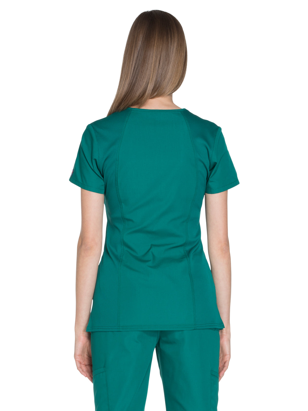 Women's 2-Pocket V-Neck Scrub Top - WW645 - Hunter