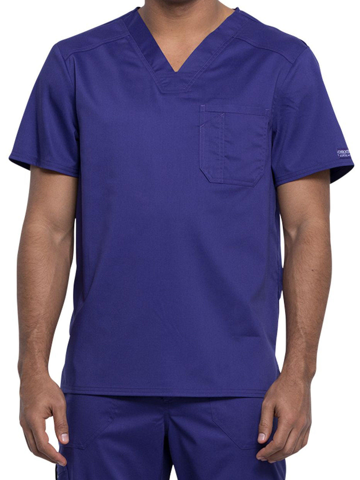 Men's 1-Pocket Tuckable V-Neck Top - WW690 - Grape