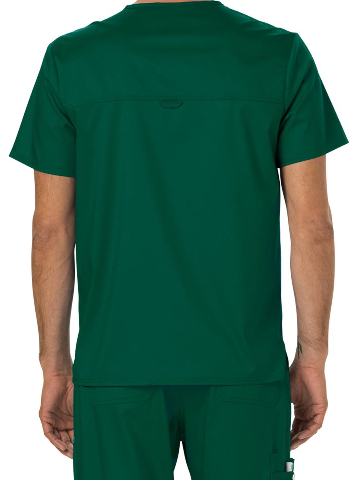 Men's 1-Pocket Tuckable V-Neck Top - WW690 - Hunter Green