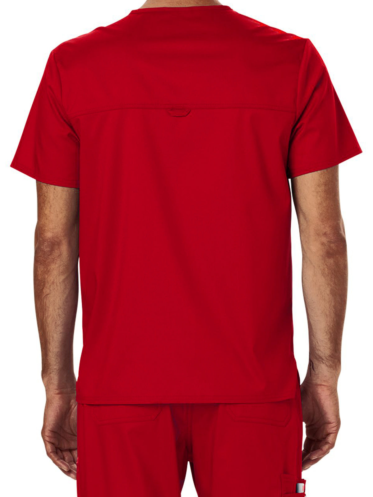 Men's 1-Pocket Tuckable V-Neck Top - WW690 - Red