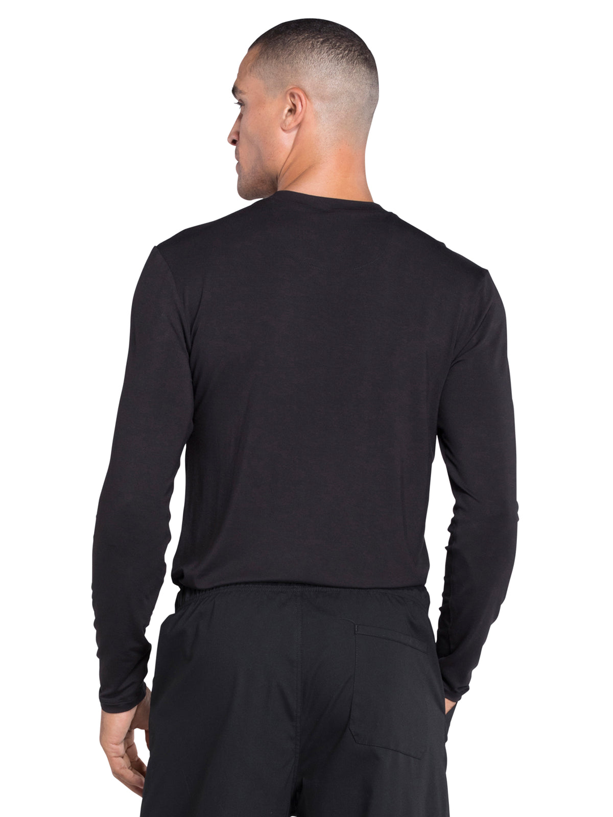 Men's Underscrub Knit Top - WW700 - Black