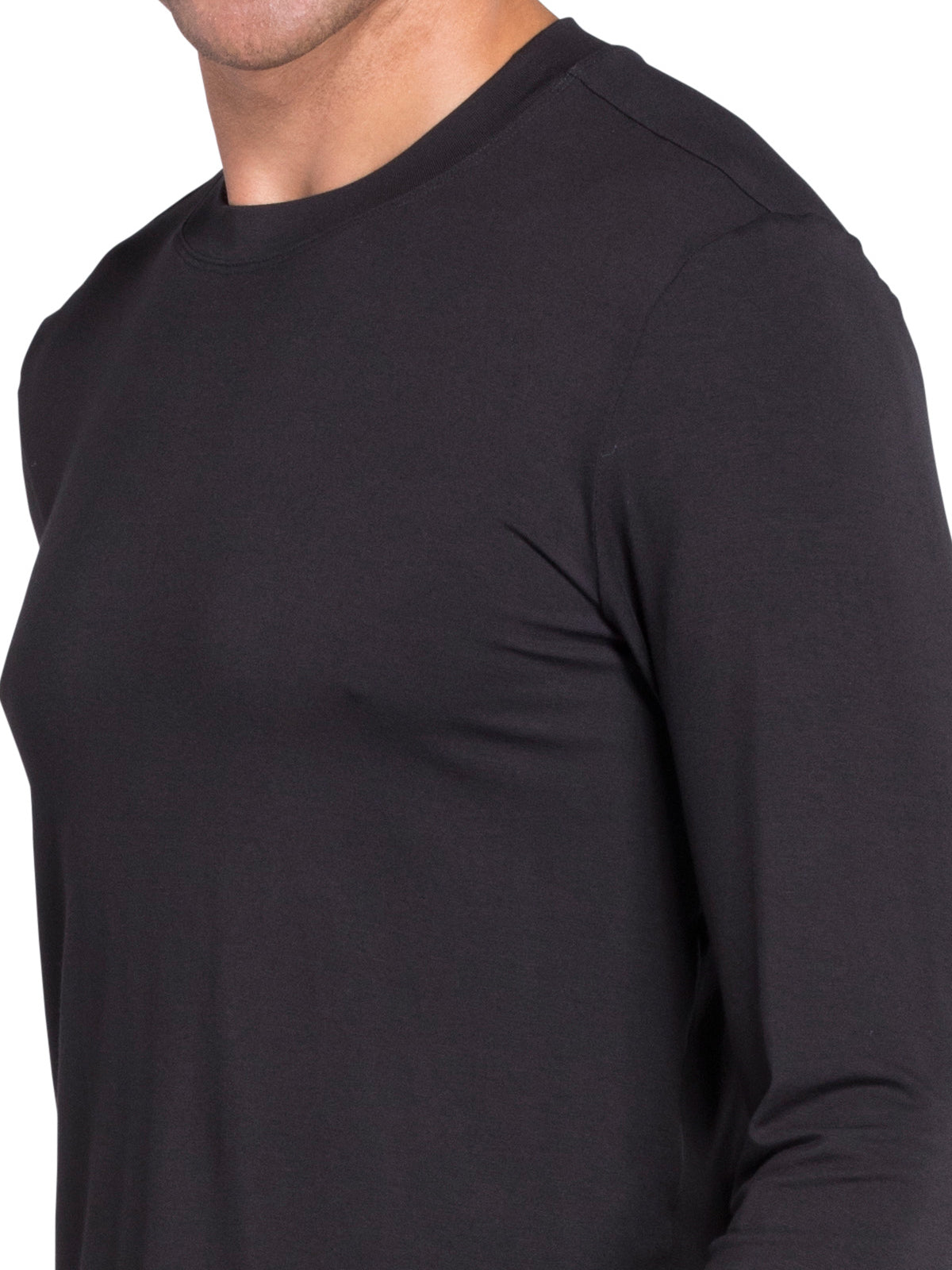 Men's Underscrub Knit Top - WW700 - Black