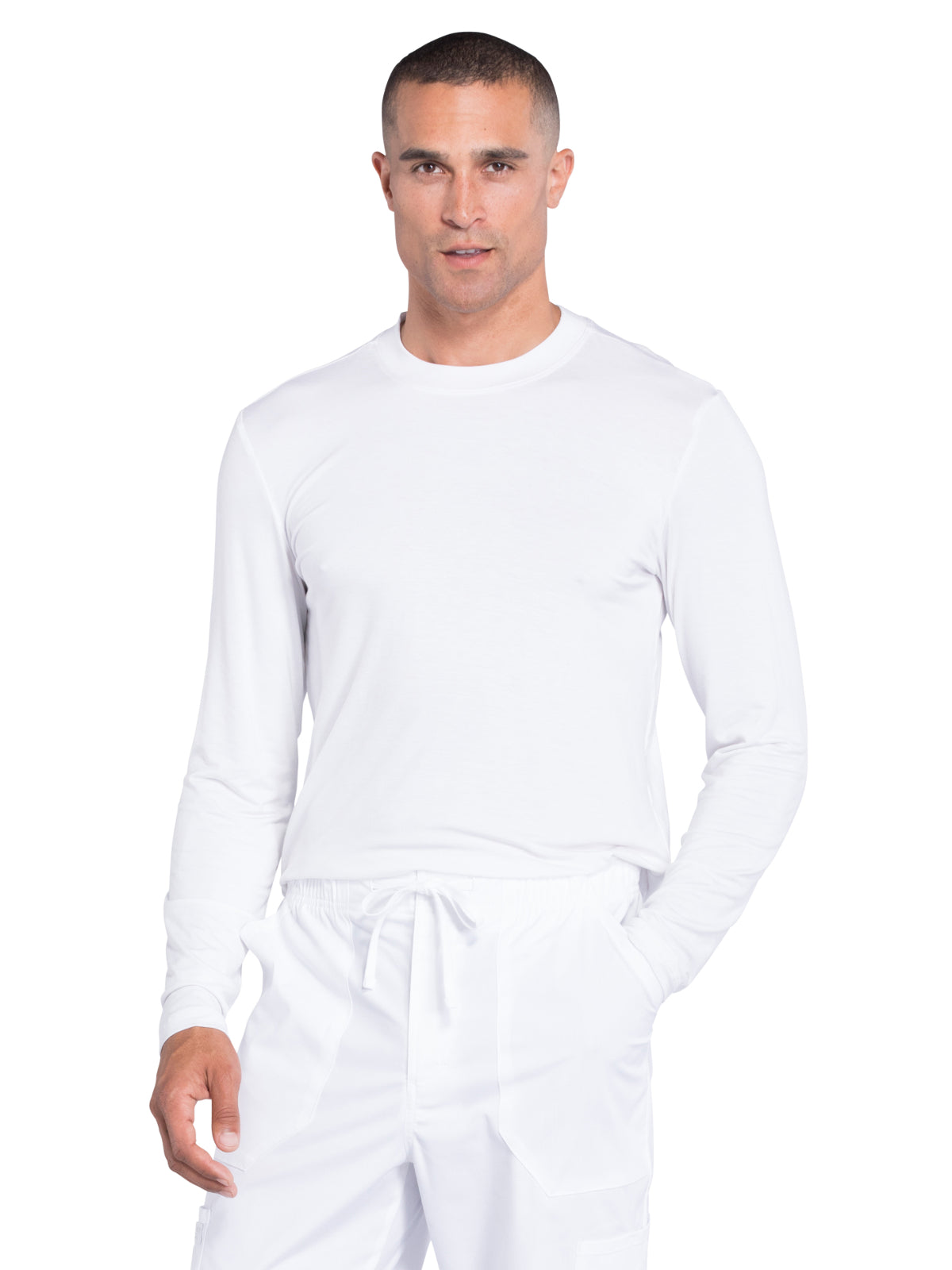 Men's Underscrub Knit Top - WW700 - White