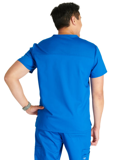 Men's V-Neck Scrub Top - WW751 - Royal