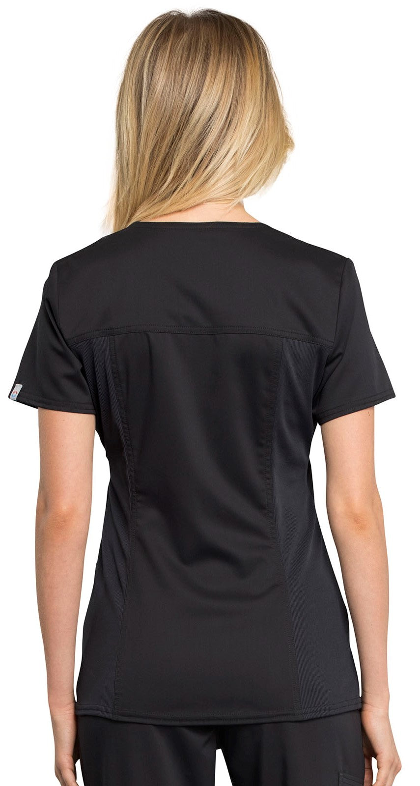 Women's V-Neck Scrub Top - WW770AB - Black