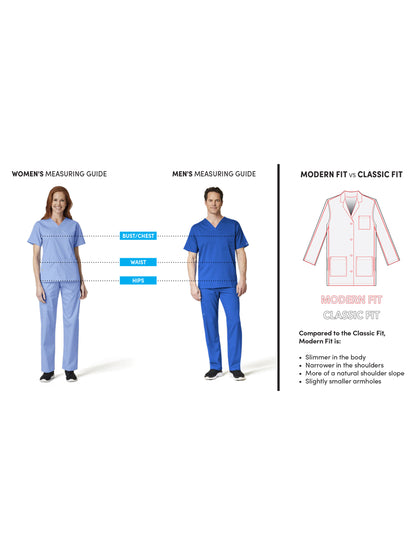 Women's Three-Pocket 30" Short-Sleeve Consultation Lab Coat - 105 - White