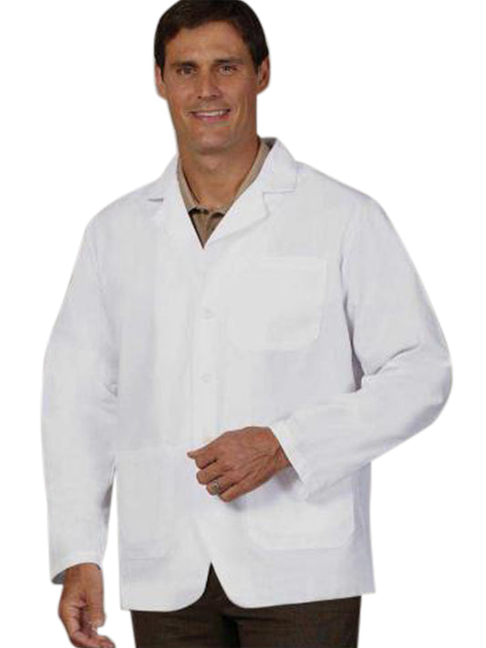 Men's Three-Pocket 30" Consultation Lab Coat - 175 - White