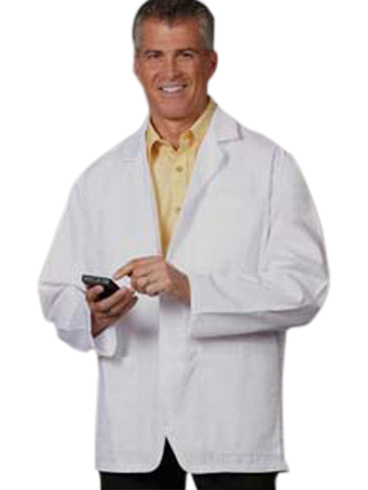 Men's Multi-Pocket 30" Consultation Lab Coat - 180 - White