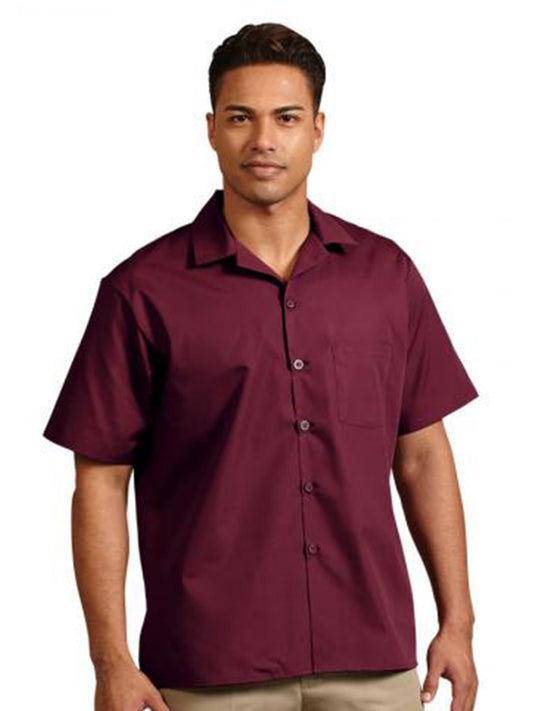 Men's Houseman Shirt - 61191 - Burgundy