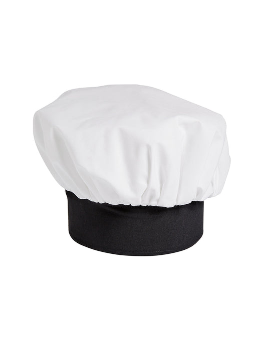 Unisex Chef Hat - 0150 - White/Black