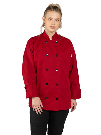 Unisex Chef Coat - 0405 - Red