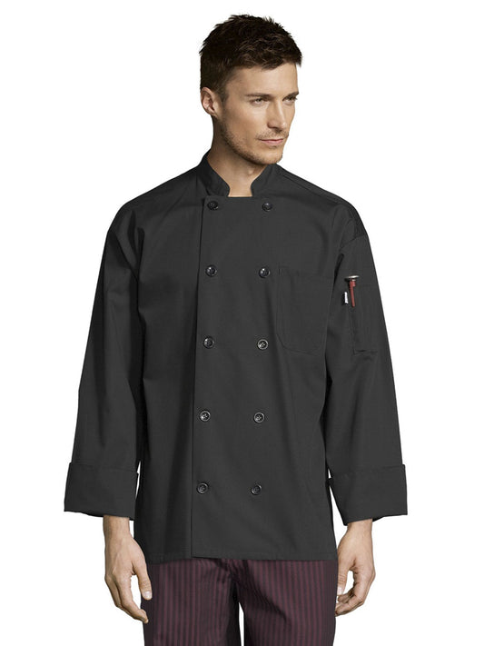 Unisex Chef Coat - 0413 - Black