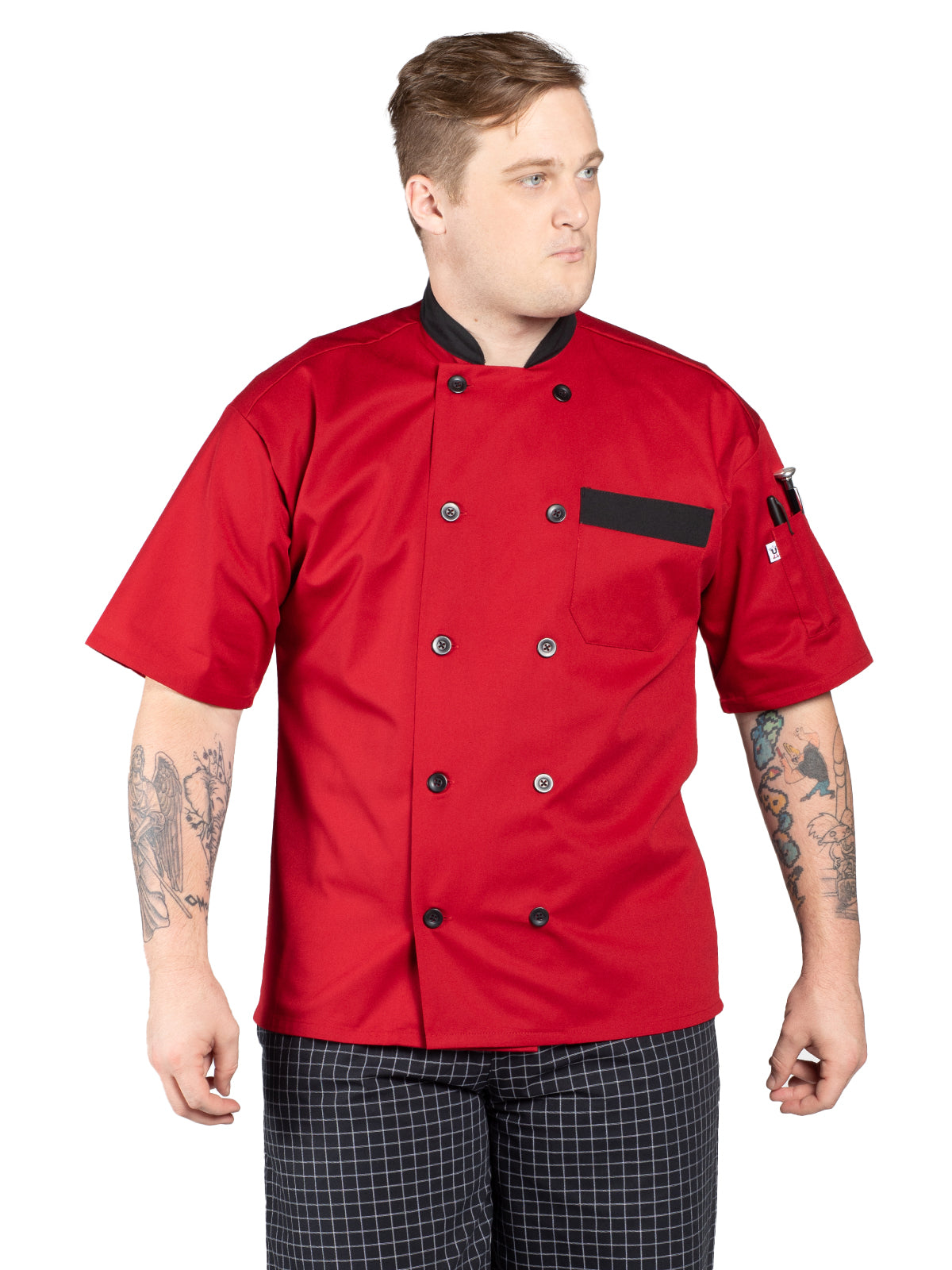 Unisex Chef Coat - 0423 - Red