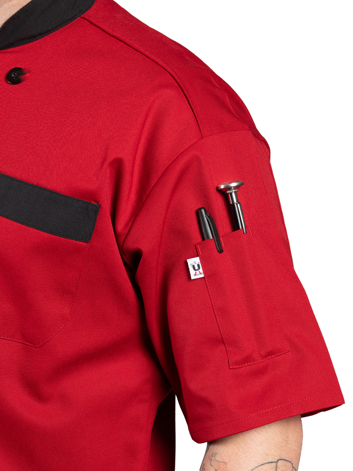 Unisex Chef Coat - 0423 - Red