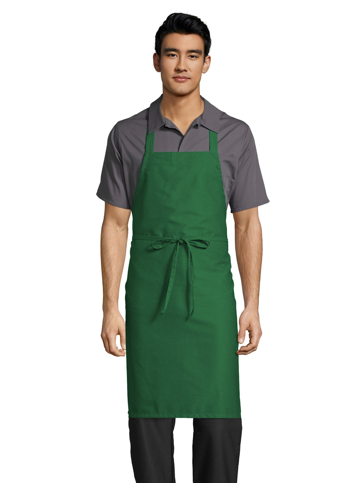 Unisex No Pocket Apron - 3000 - Kelly