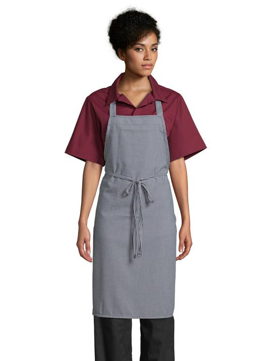 Unisex No Pocket Apron - 3000 - Houndstooth