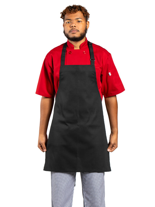 Unisex Adjustable Neck Apron - 3010 - Black