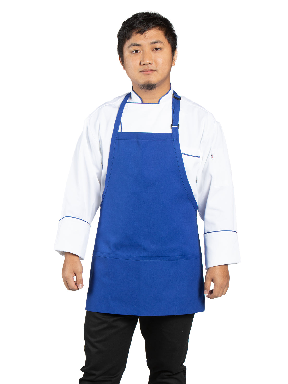 Unisex Sliding Adjustable Neck Apron - 3011 - Royal