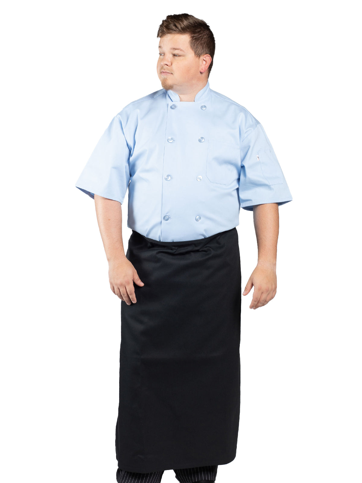 Unisex Reinforced Bar Tacking Apron - 3050 - Black