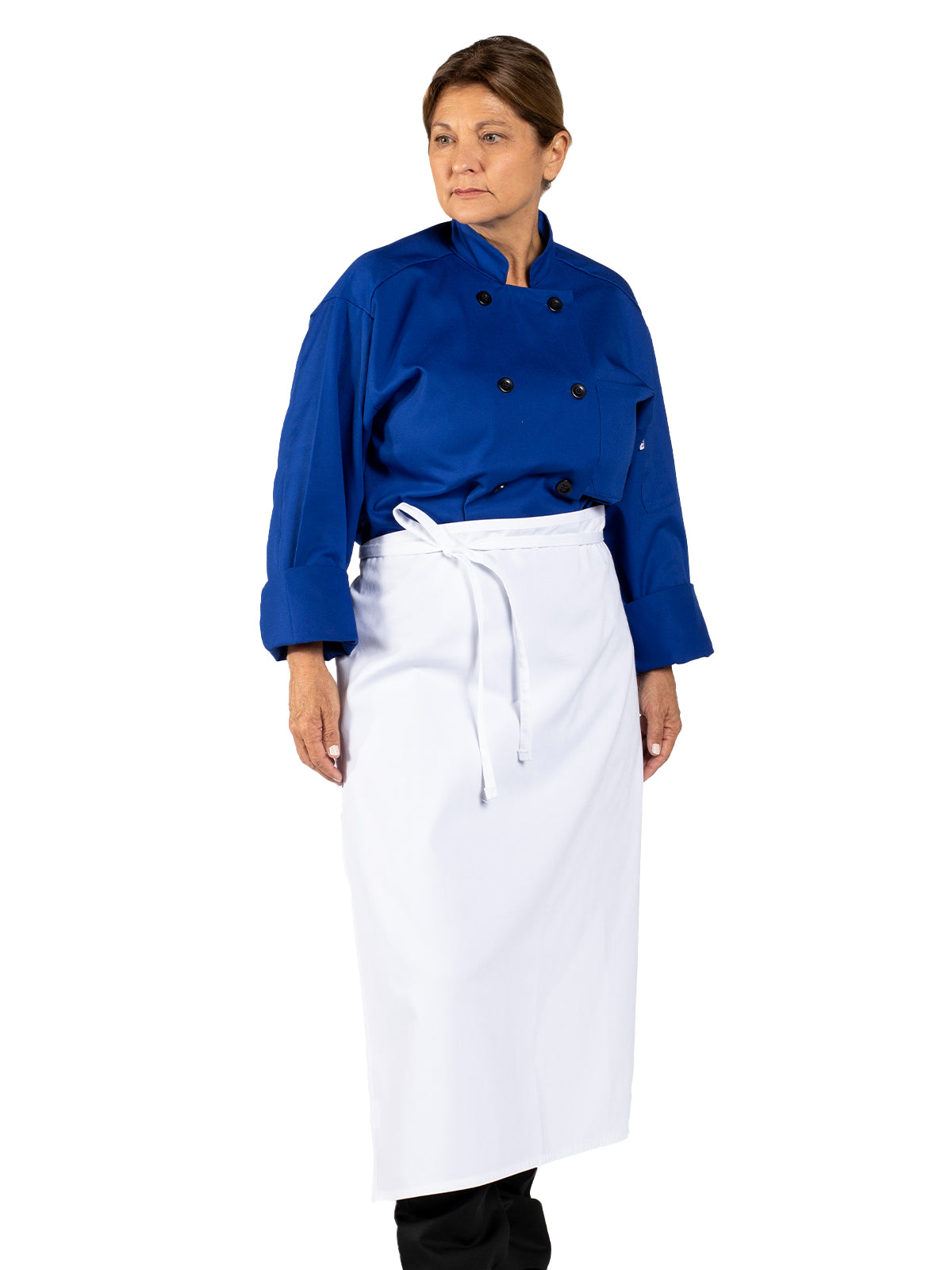 Unisex Reinforced Bar Tacking Apron - 3050 - White