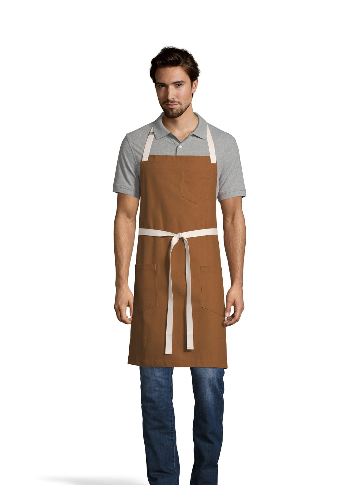 Unisex Apron - 3115 - Walnut Canvas