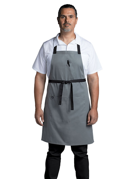 Unisex Apron - 3128 - Gray