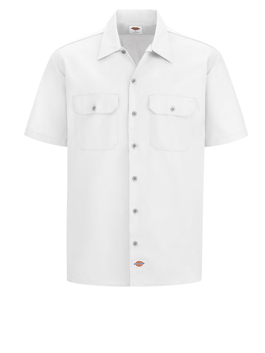 Men's Short-Sleeve Traditional Work Shirt - 2574 - White