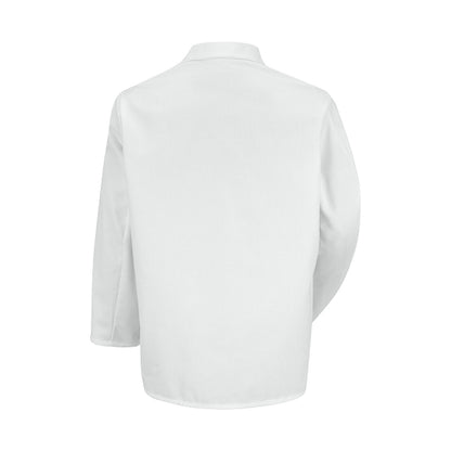 Men's Three-Pocket 30.75" Long-Sleeve Counter Coat - 4010 - White