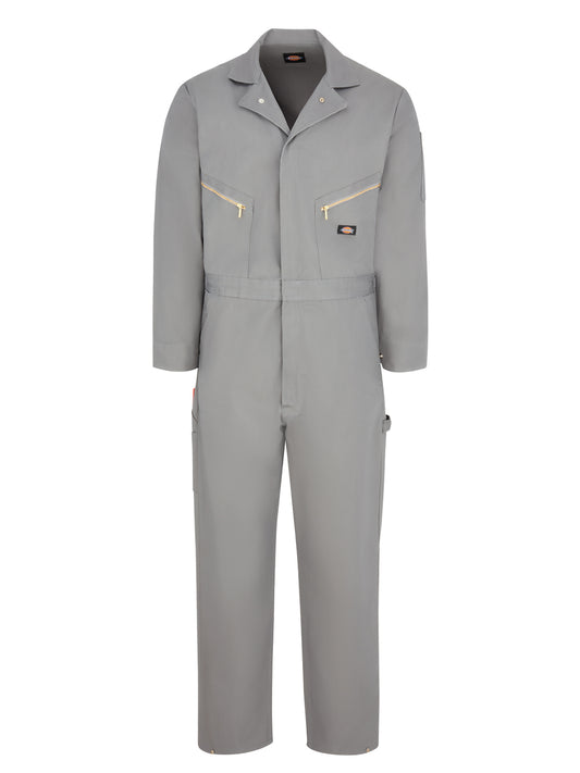 Unisex Deluxe Cotton Zippered Coverall - 4877 - Gray