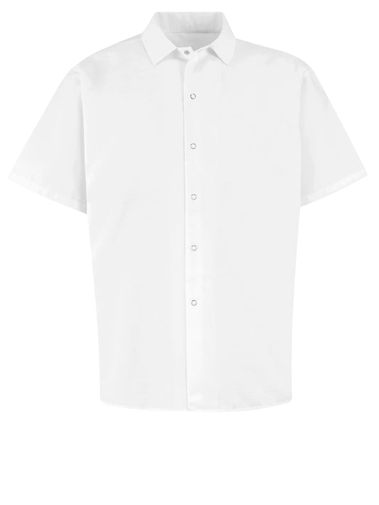 Unisex Short Sleeve Cook Shirt - 5035 - White