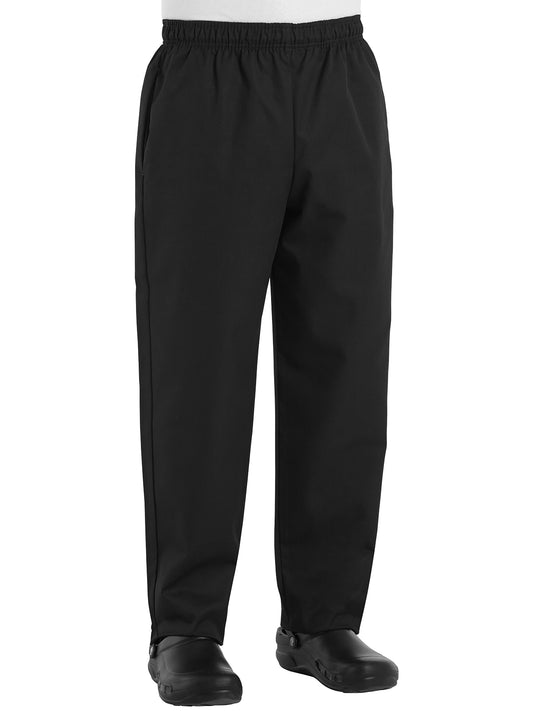Men's Checked Baggy Chef Pant - 5360 - Black