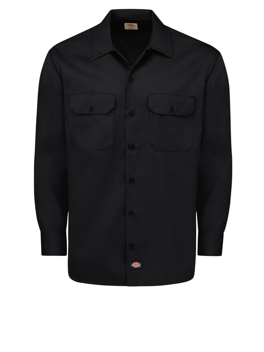 Men's Long Sleeve Traditional Work Shirt - 5574 - Black