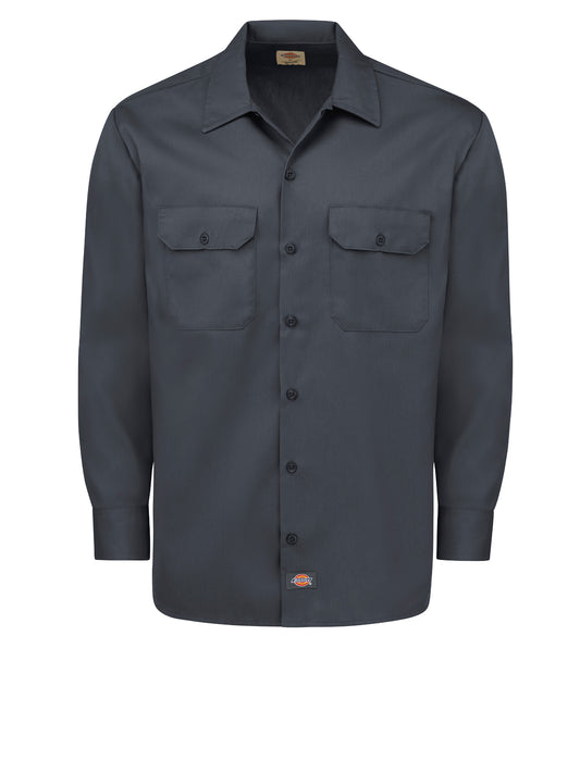 Men's Long Sleeve Traditional Work Shirt - 5574 - Charcoal