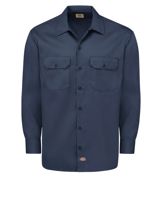 Men's Long Sleeve Traditional Work Shirt - 5574 - Dark Navy